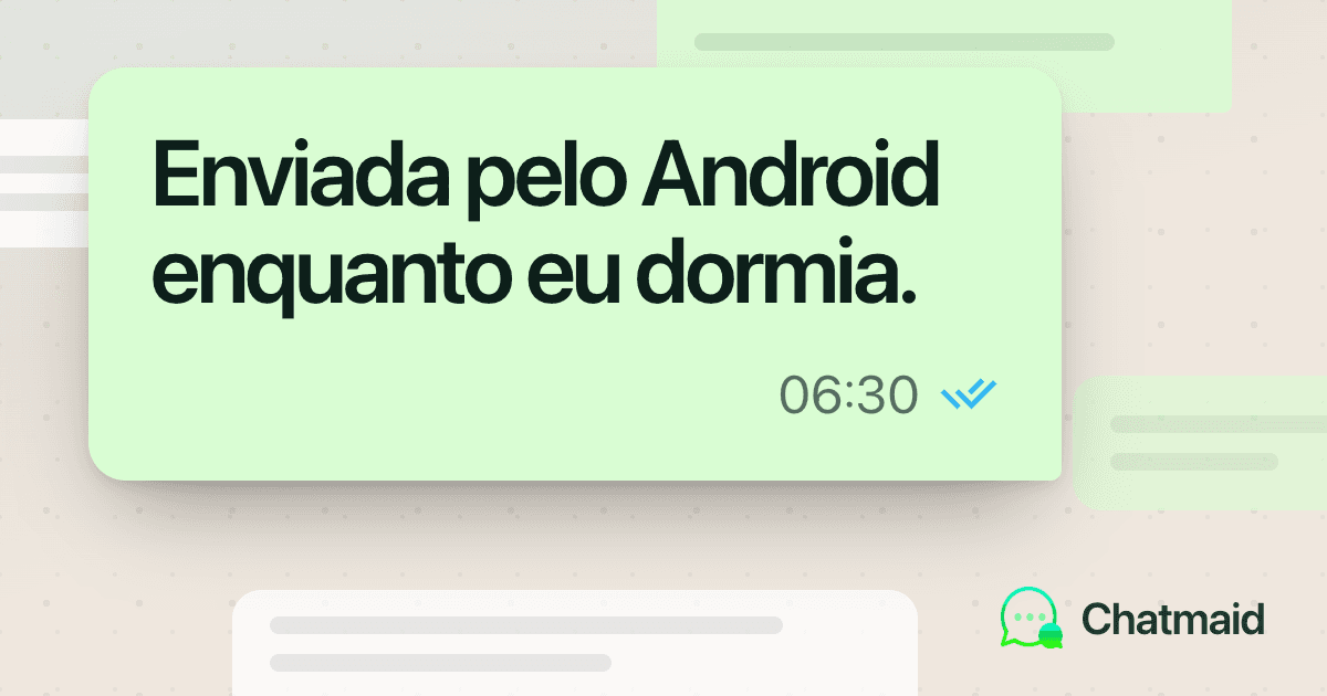 Como programar mensagens no WhatsApp no Android (2026)