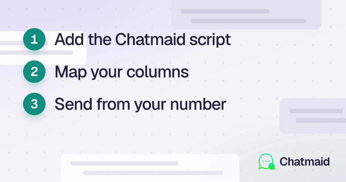 How to Send WhatsApp Messages Directly from Google Sheets