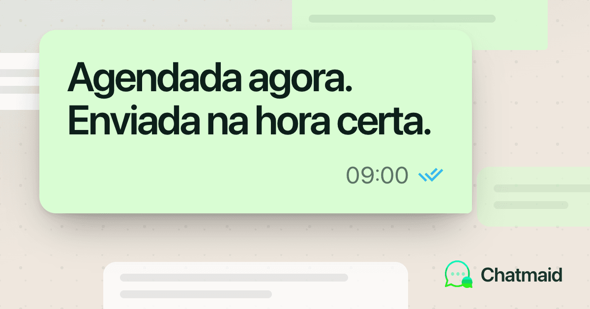 WhatsApp já permite agendar mensagens? (outubro de 2026)