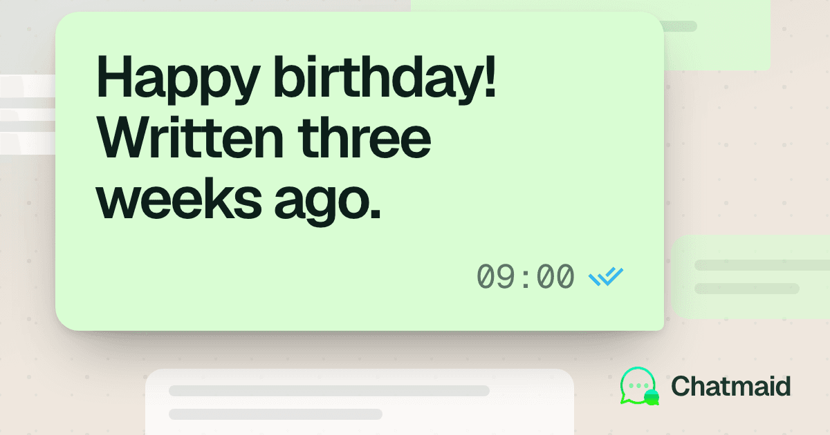 How to Never Miss a Birthday on WhatsApp: Automatic Birthday Messages