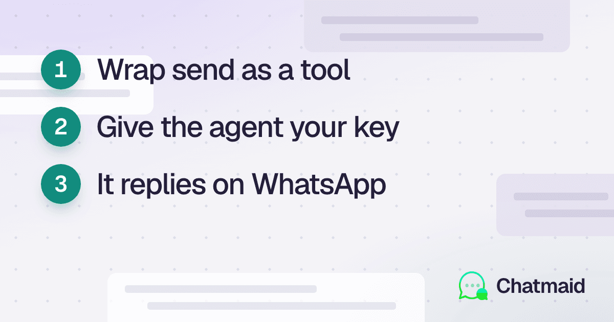 How to Build a WhatsApp AI Agent with LangChain and the Chatmaid API