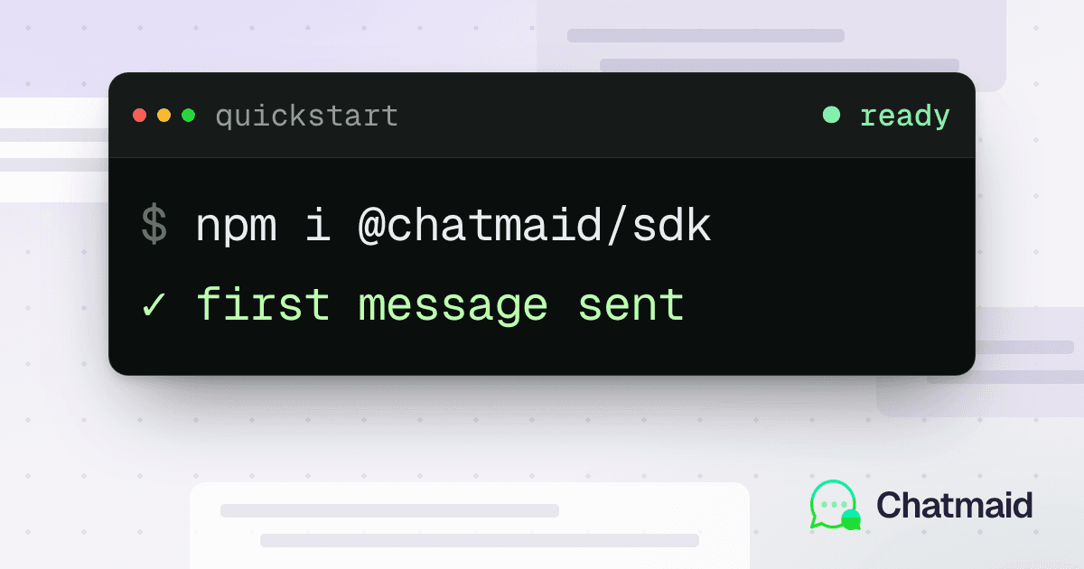The Complete WhatsApp API Quickstart for SaaS Developers (2026)