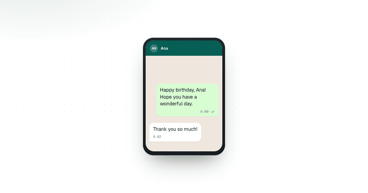 How to Schedule Personalized Birthday Messages for Multiple WhatsApp Contacts