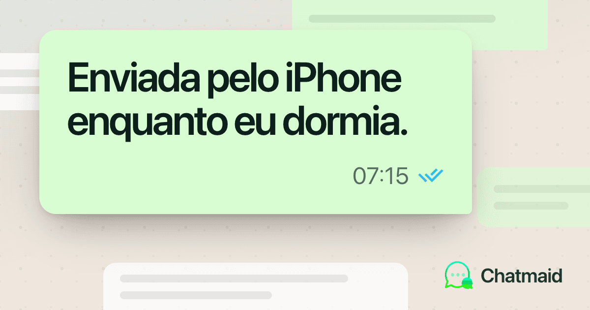 Como programar mensagens no WhatsApp no iPhone (2026)