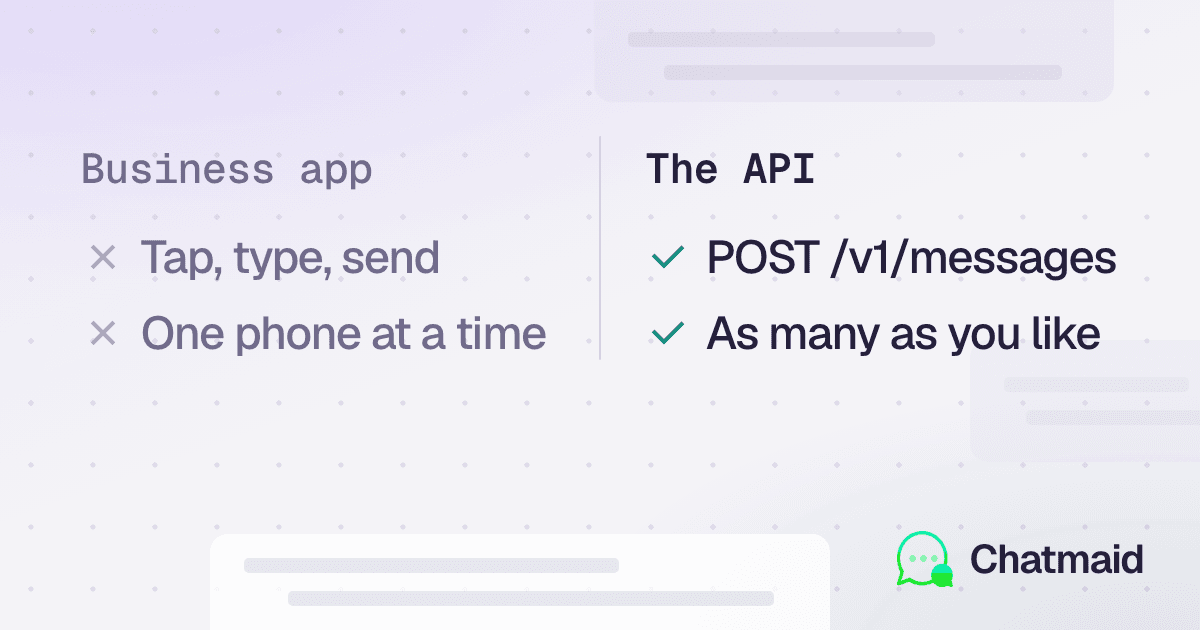 WhatsApp API vs WhatsApp Business App: Which One Does Your Business Actually Need?